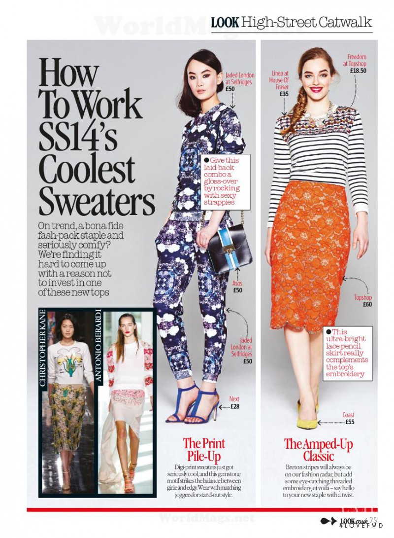 Ren Hui featured in How to work SS14\'s coolest sweaters, April 2014