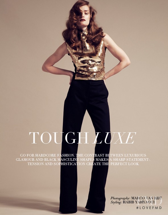 Swanny Visser featured in Tough Luxe, December 2011