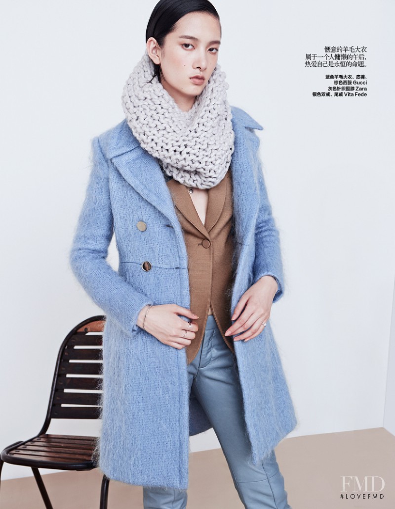 Cici Xiang Yejing featured in A Lady Wears Leather, November 2014