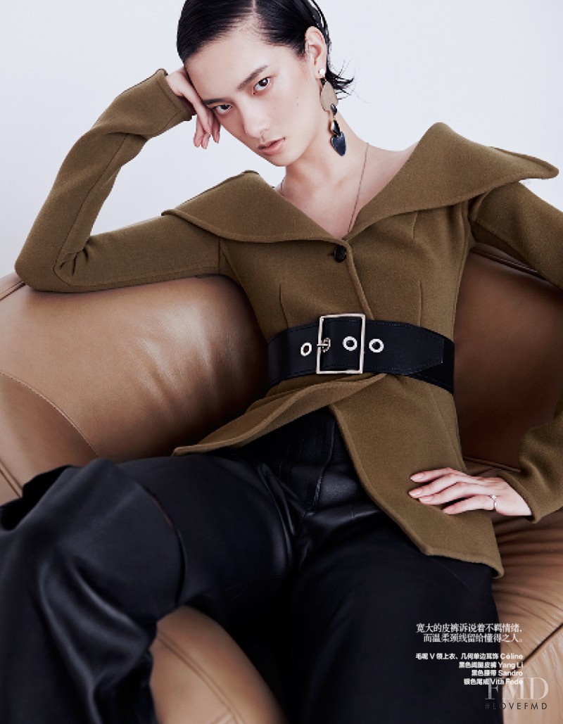 Cici Xiang Yejing featured in A Lady Wears Leather, November 2014