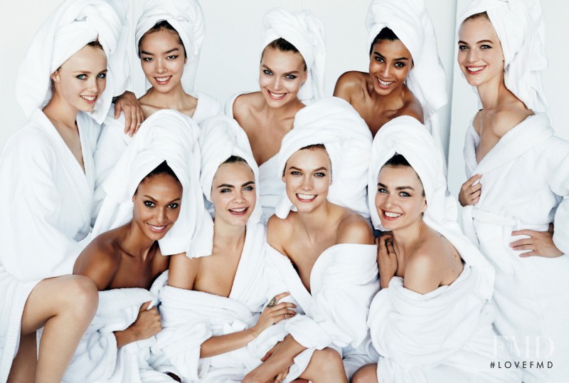 Andreea Diaconu featured in Towel-Clad, March 2015