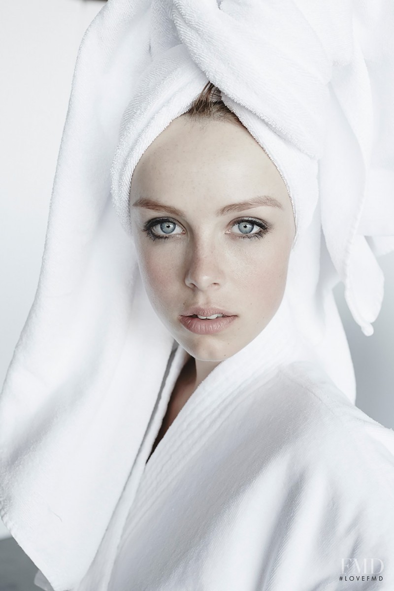 Edie Campbell featured in Towel-Clad, March 2015