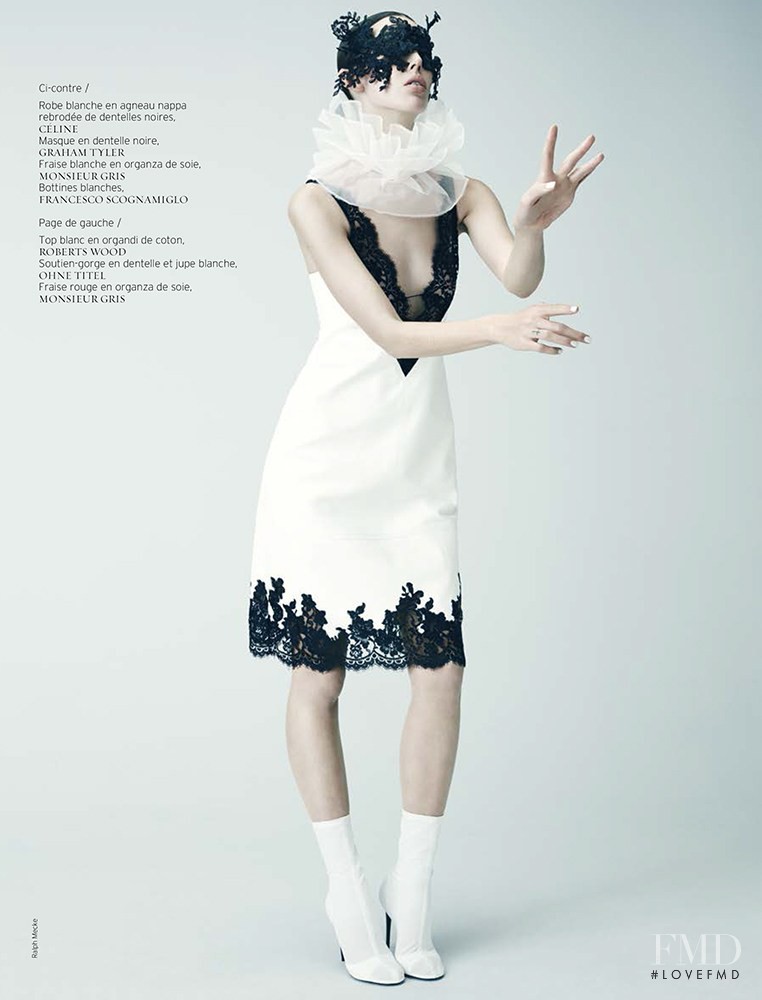 Ruby Aldridge featured in Black Tie White Noise, March 2016