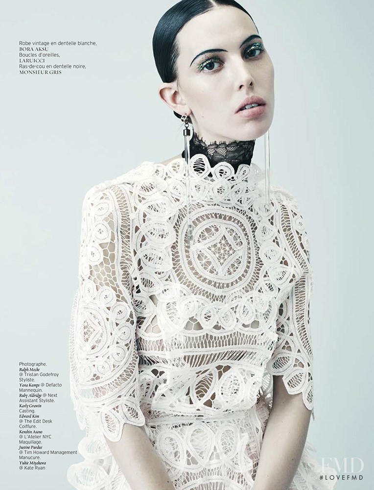 Ruby Aldridge featured in Black Tie White Noise, March 2016