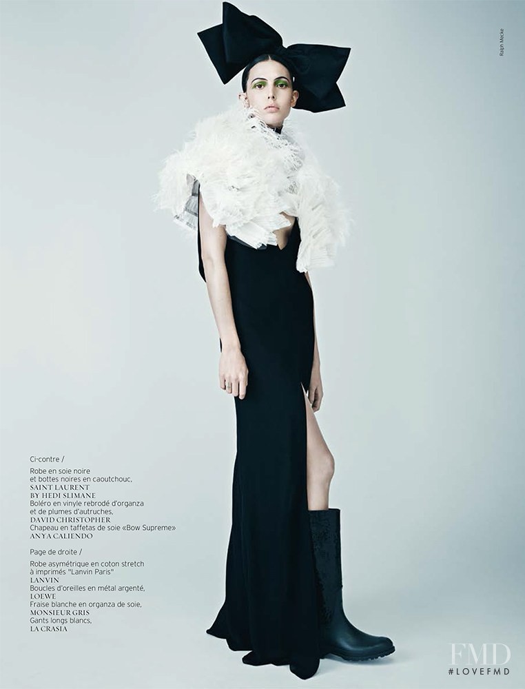 Ruby Aldridge featured in Black Tie White Noise, March 2016