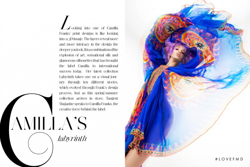 Laura Gorun featured in Camilla\'s Labyrinth, September 2011
