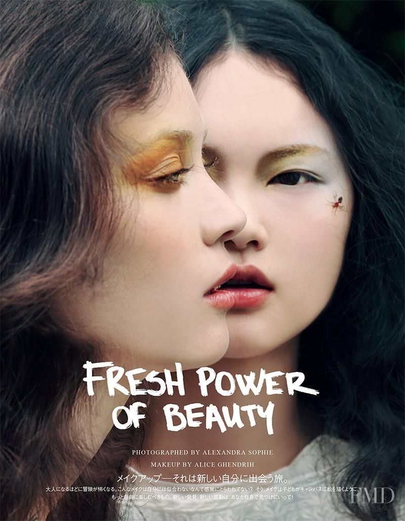 Diana Moldovan featured in Fresh Power of Beauty, July 2015