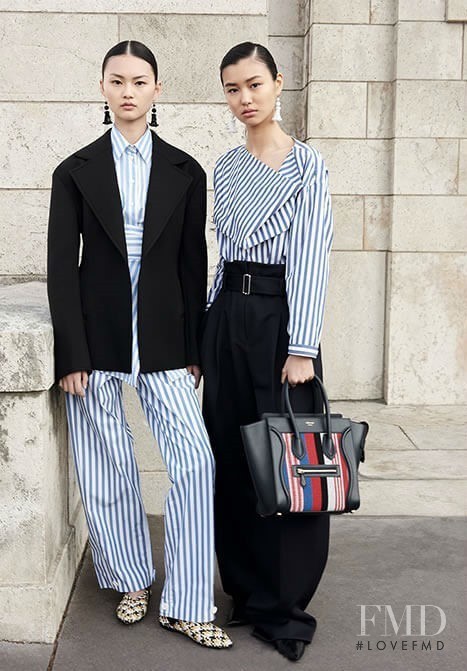 Cong He featured in Celine in Paris, December 2015