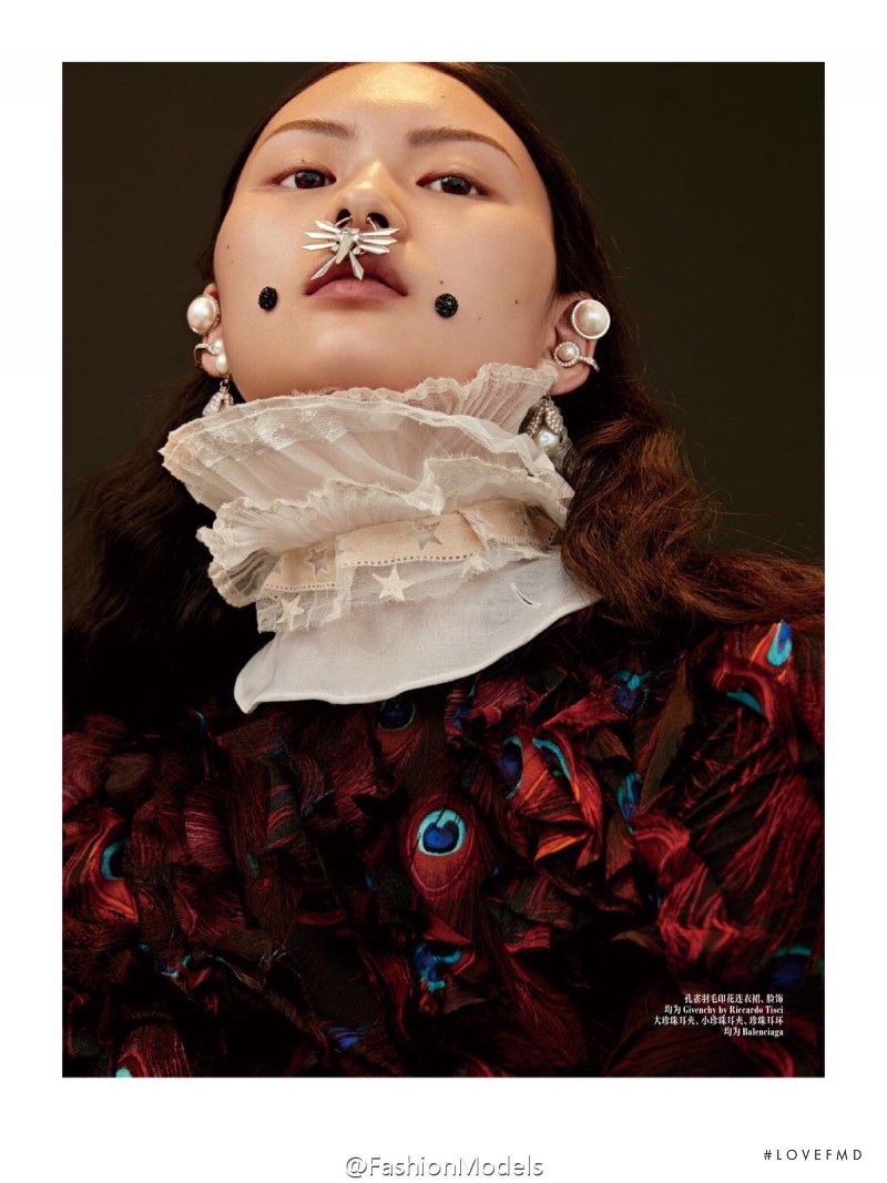 Cong He featured in She Walks in Beauty Like the Night, September 2015