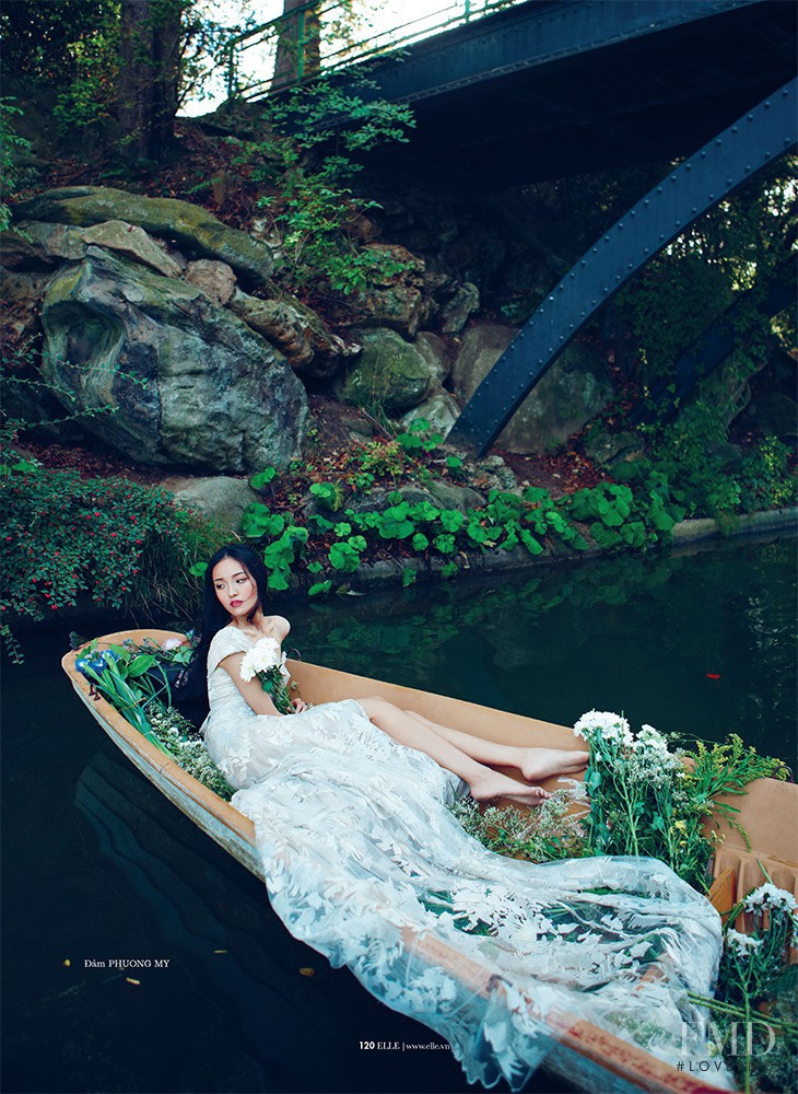Yue Han featured in Floral Dreams, January 2013