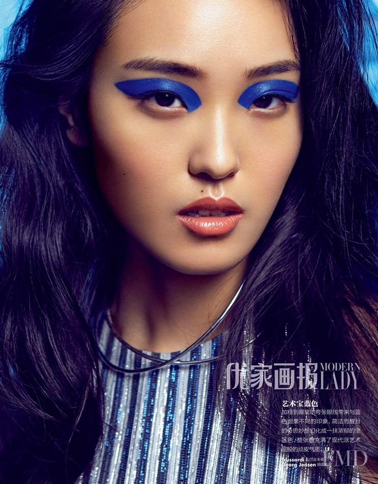 Yue Han featured in True Blue, August 2015