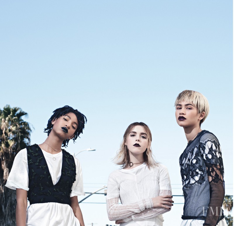 Kiernan Shipka, Zendaya & Willow Smith, April 2016