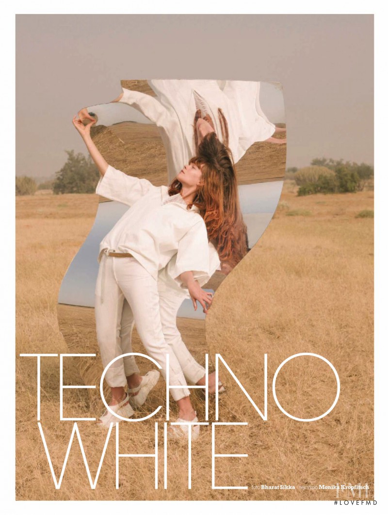 Irina Kravchenko featured in Techno White, April 2016