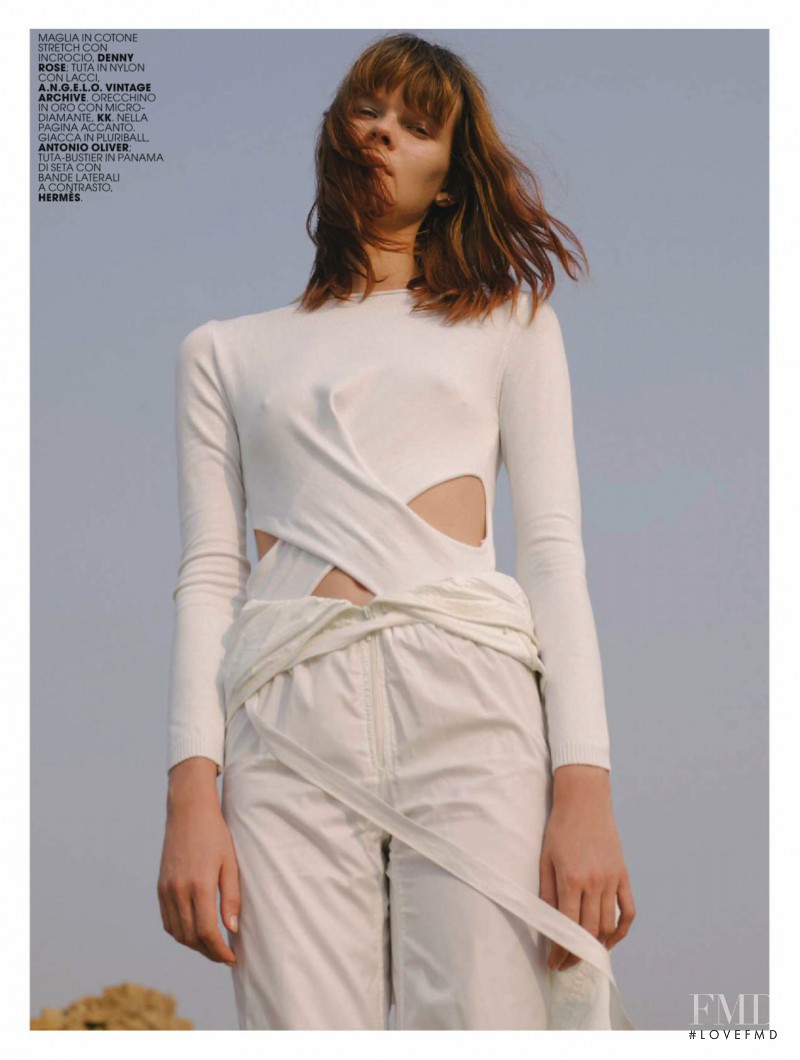 Irina Kravchenko featured in Techno White, April 2016