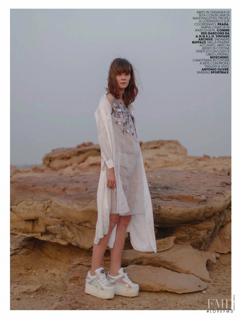 Irina Kravchenko featured in Techno White, April 2016