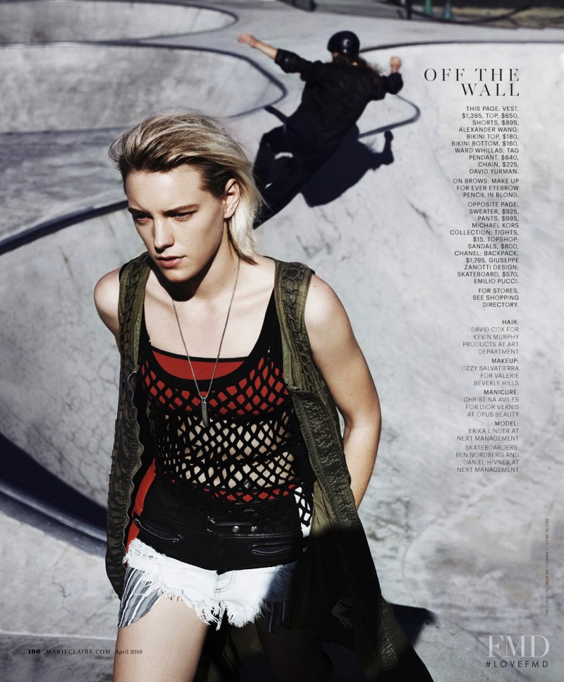 Erika Linder featured in Ramp it up, April 2016