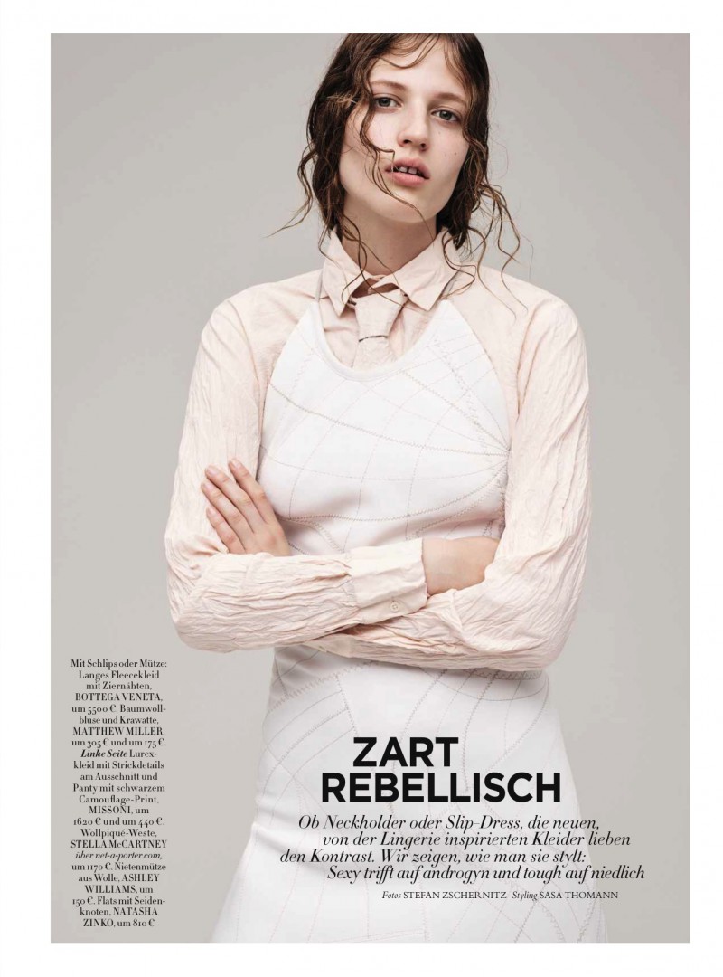 Julia Banas featured in Zart Rebellisch, March 2016