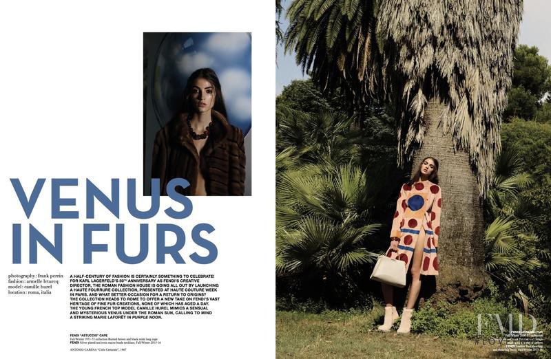 Camille Hurel featured in Venuss In Furs, February 2016