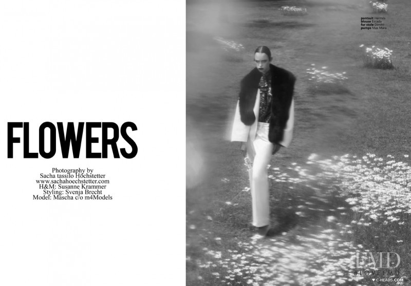 Masha Rudenko featured in Flowers, September 2011