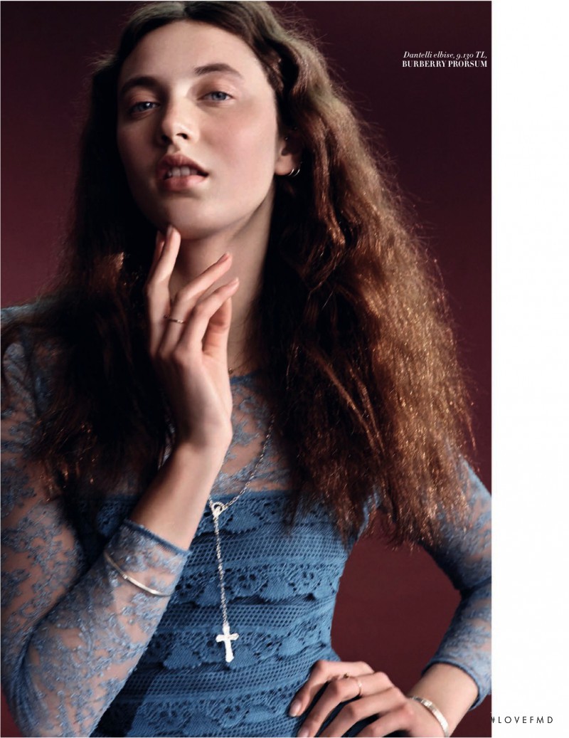 Matilda Lowther featured in Kendine Ozgu, April 2016