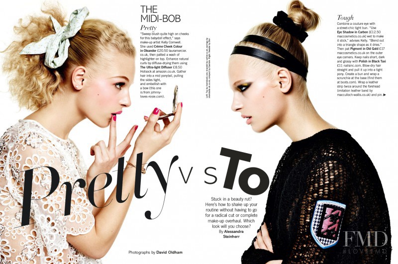 Frederikke Sofie Falbe-Hansen featured in Pretty Vs. Tough, May 2014
