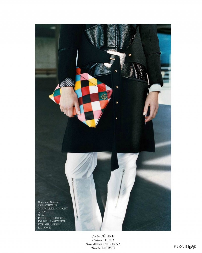 Frederikke Sofie Falbe-Hansen featured in Bag Girls, February 2015