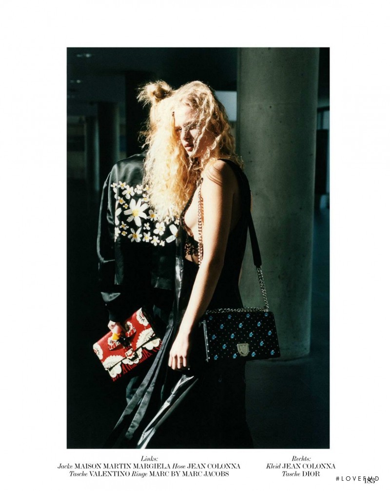 Frederikke Sofie Falbe-Hansen featured in Bag Girls, February 2015