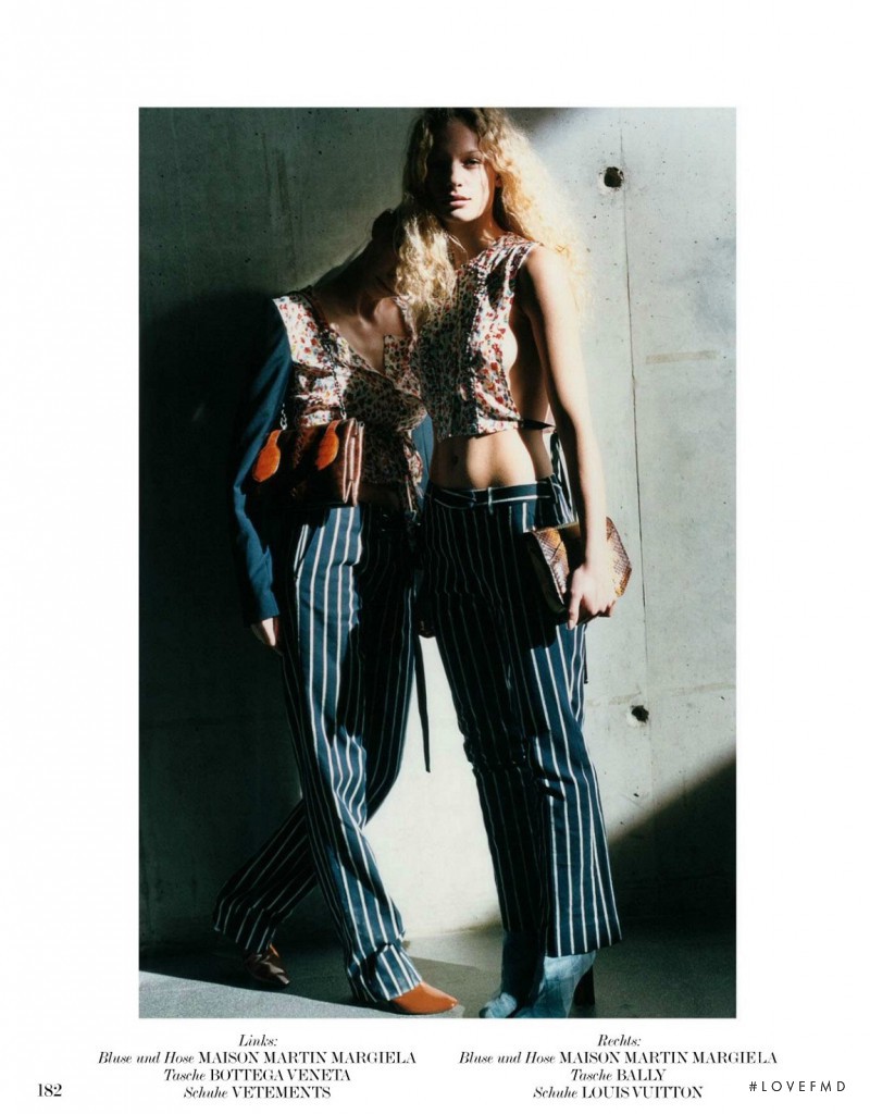 Frederikke Sofie Falbe-Hansen featured in Bag Girls, February 2015