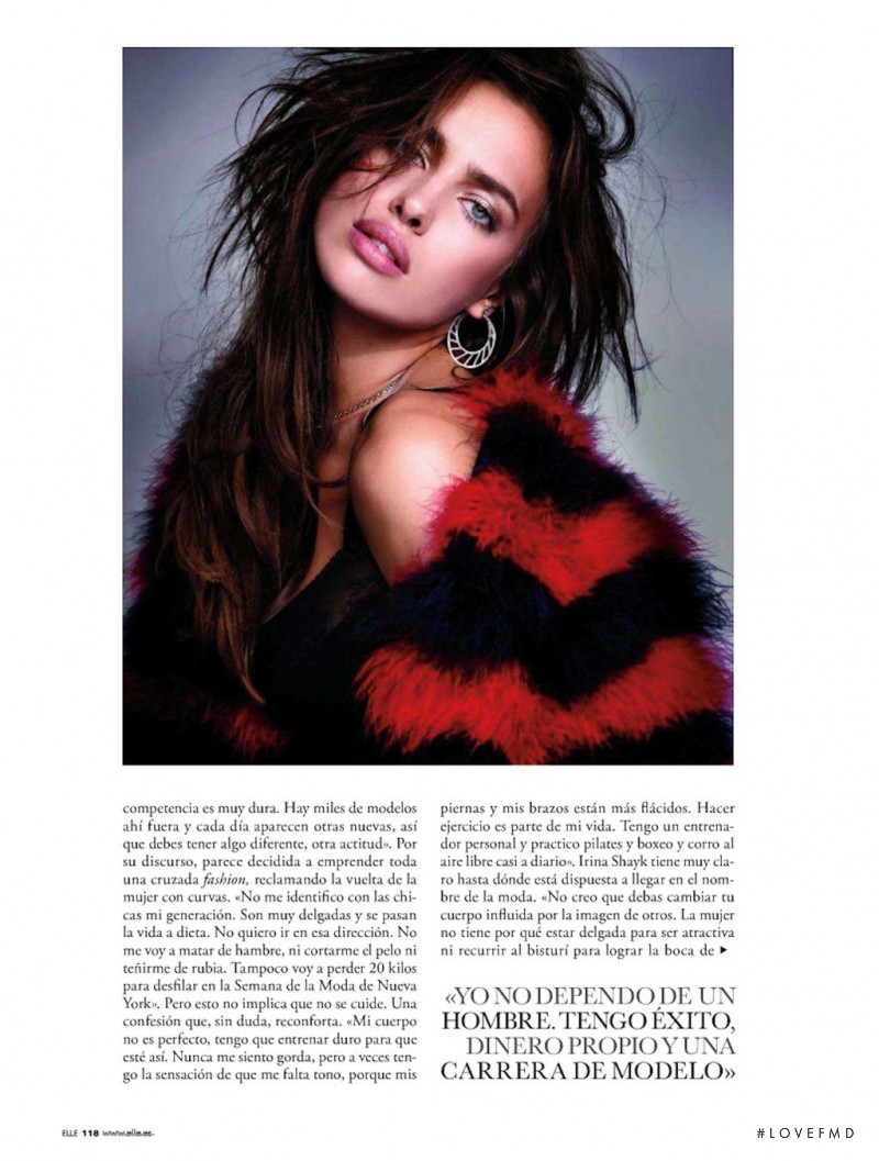 Irina Shayk featured in The Woman In Red, December 2011