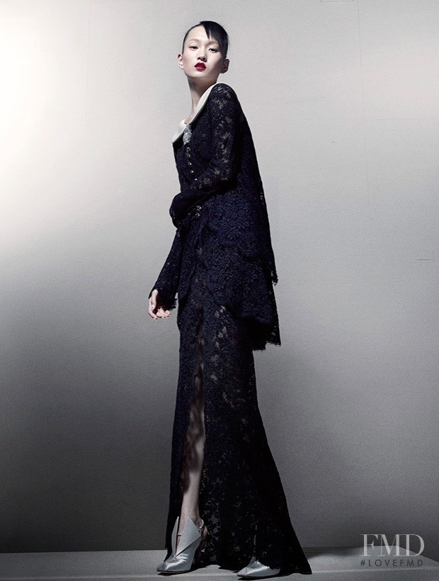 Wangy Xinyu featured in Simplicity is the keynote of all true elegance, December 2015