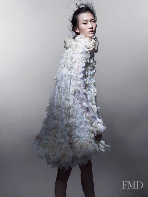 Wangy Xinyu featured in Simplicity is the keynote of all true elegance, December 2015