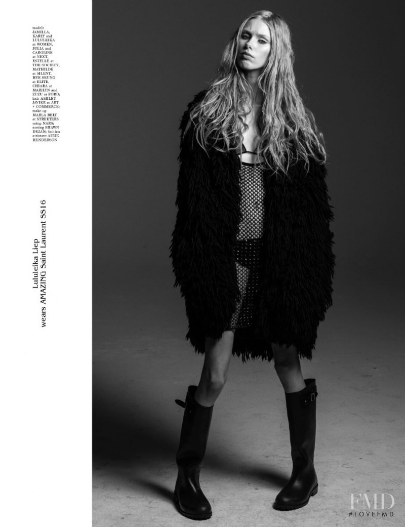 Lululeika Ravn Liep featured in Amazing SS16, February 2016