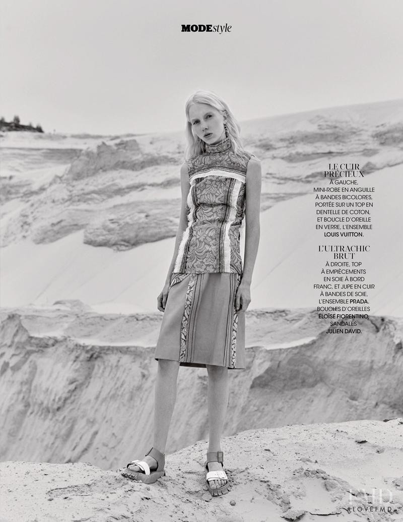 Cheyenne Keuben featured in Le luxe en douce, May 2015