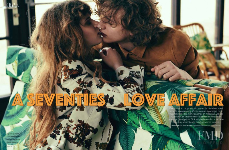 Anouk Toma featured in Seventies Love Story, April 2016