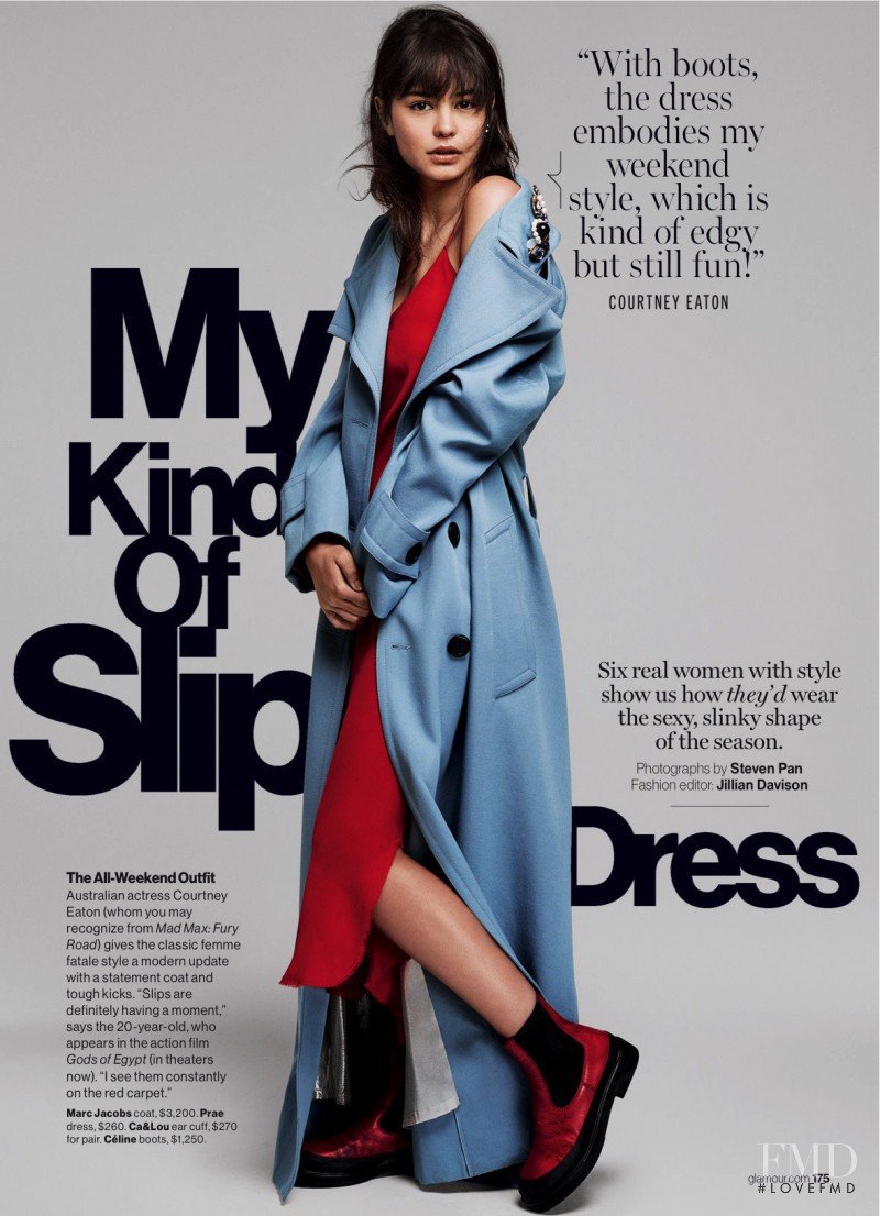 Courtney Eaton featured in My kind of slip dress, April 2016