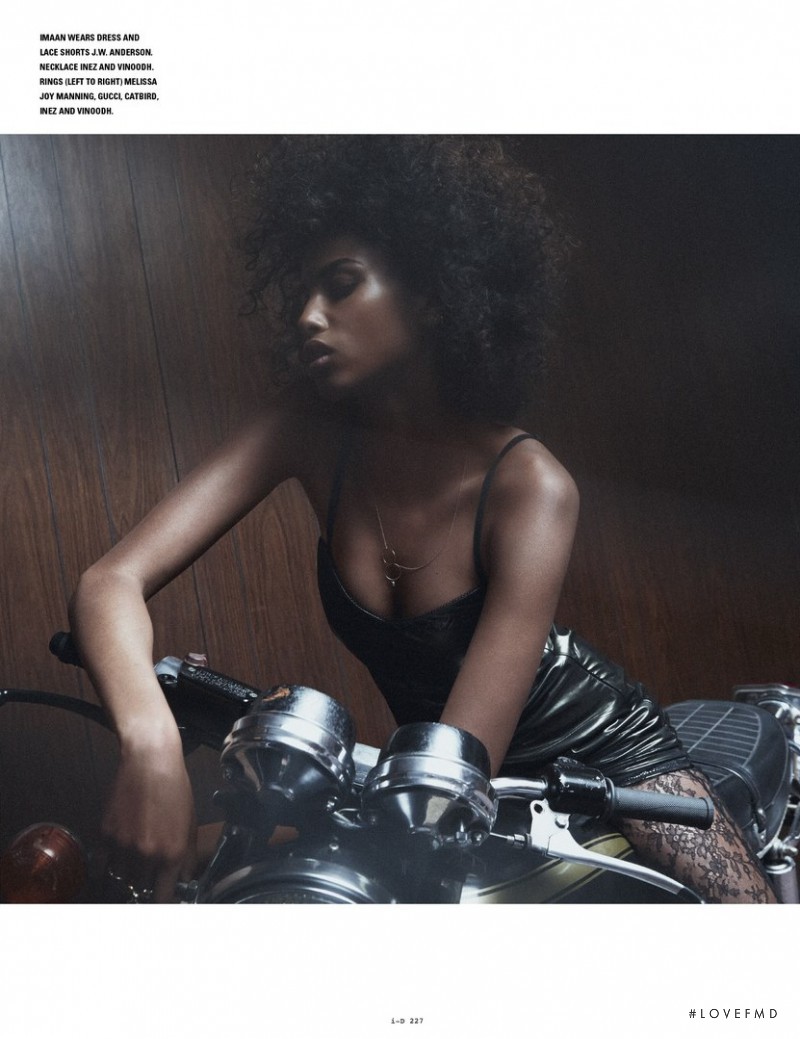 Imaan Hammam featured in We Only Come Out at Night The Days Are Much Too Bright, April 2016