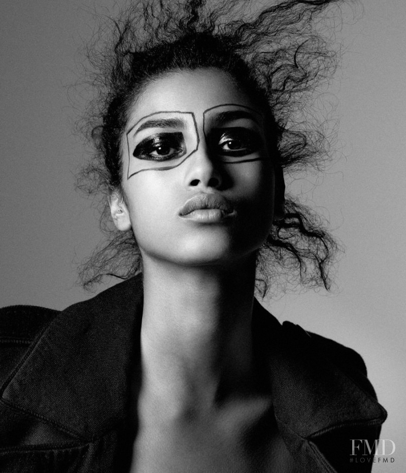 Imaan Hammam featured in Spring Fashion\'s New Attitude, April 2016