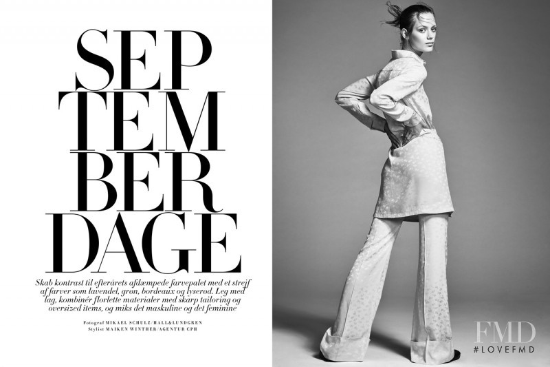 Esther Heesch featured in September Dage, September 2015