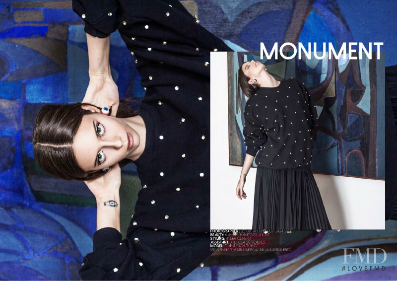 Clara Knorick featured in Monument, August 2014