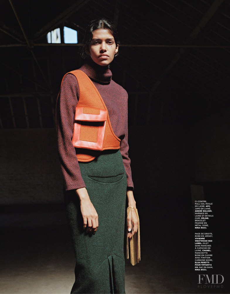 Pooja Mor featured in En Mode Majeur, September 2015