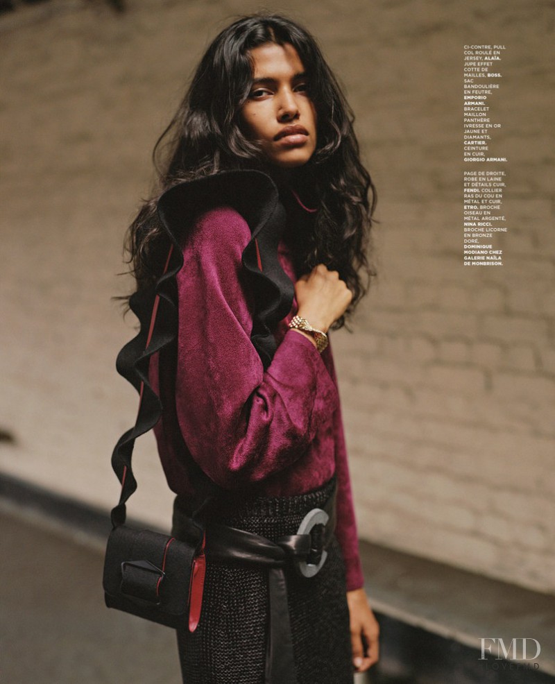 Pooja Mor featured in En Mode Majeur, September 2015