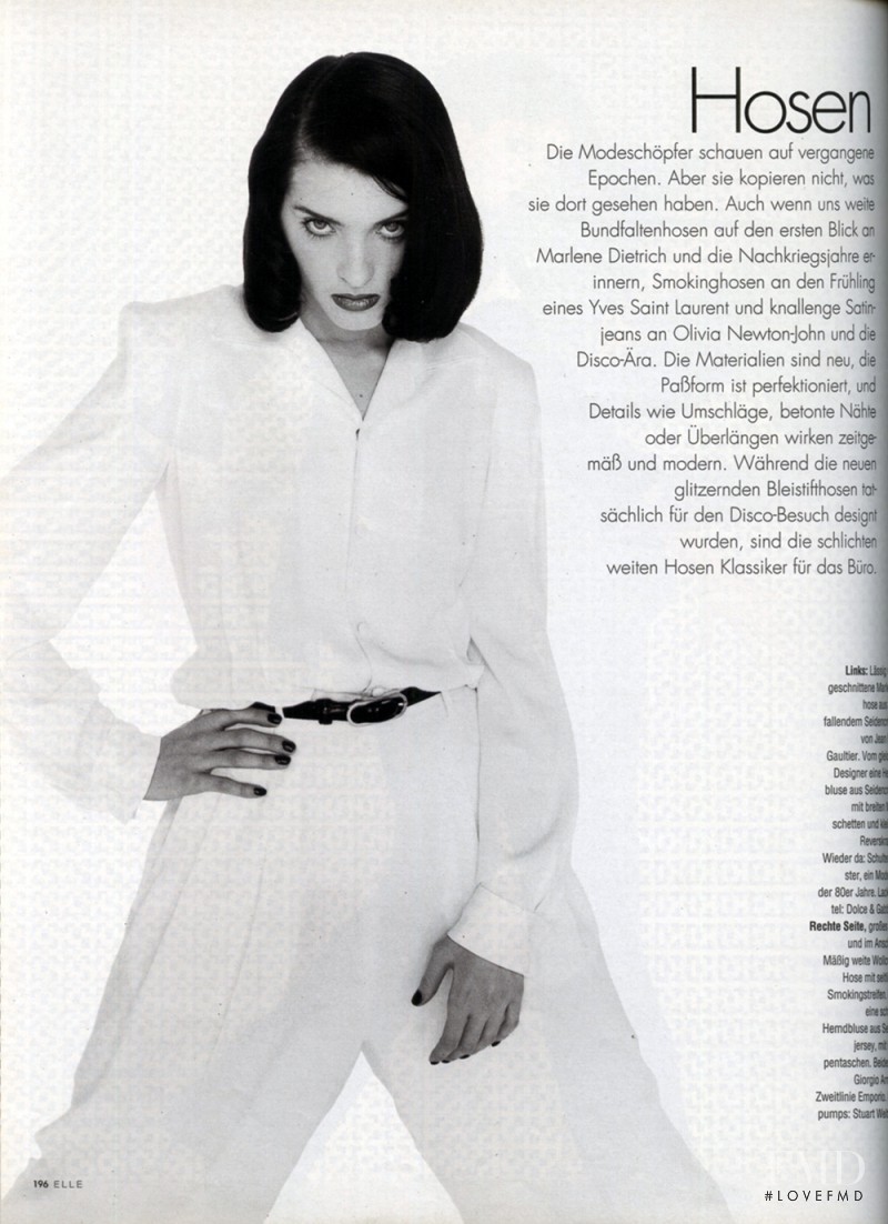 Michele Hicks featured in Trends, February 1995