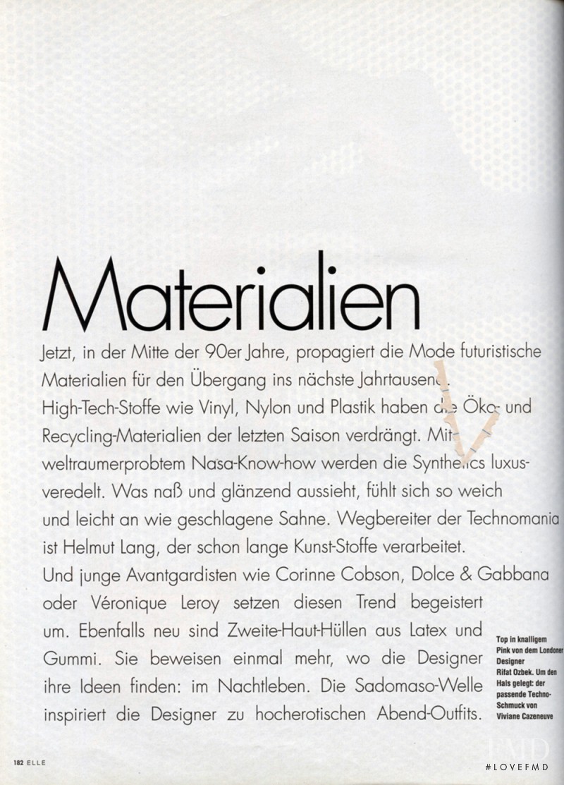Materialen, February 1995