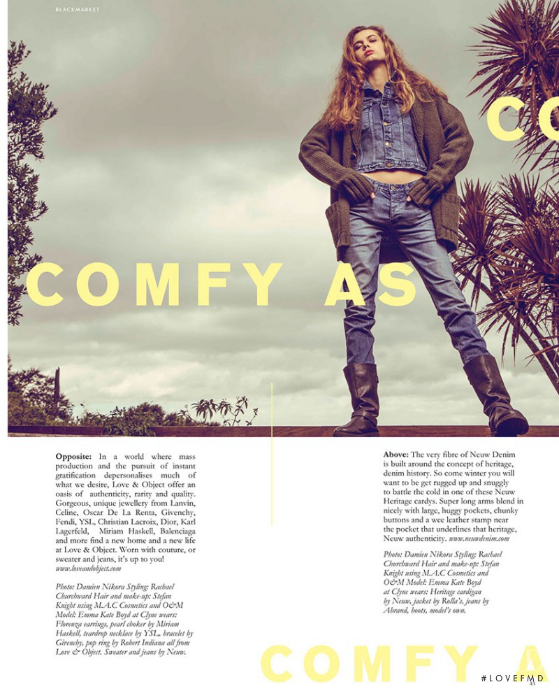 Emma Boyd featured in Comfy As, June 2014
