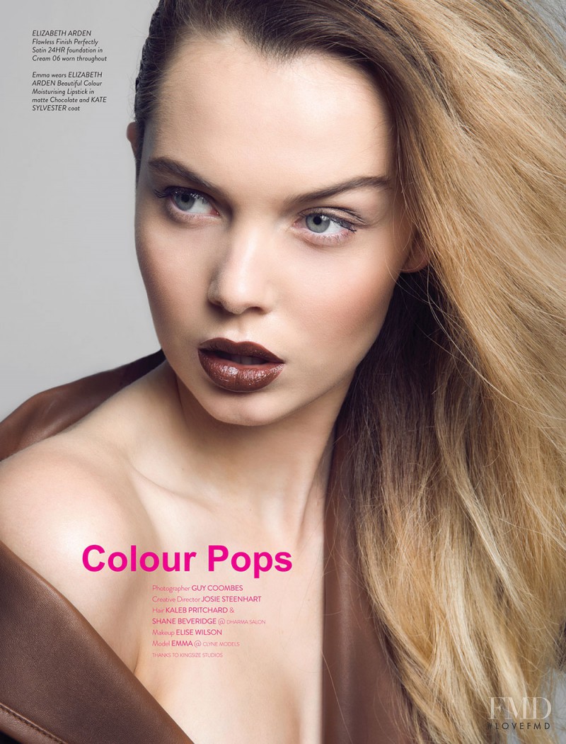 Emma Boyd featured in Colour Pops, December 2015