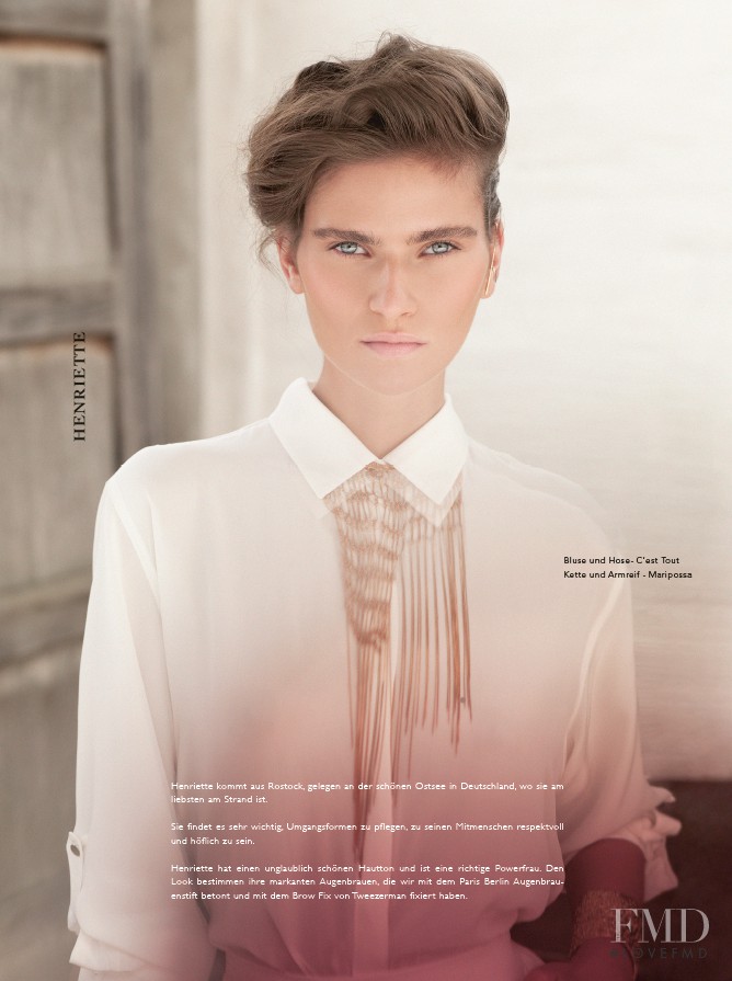 Henriette Pawlowski featured in Modelwerk, December 2013