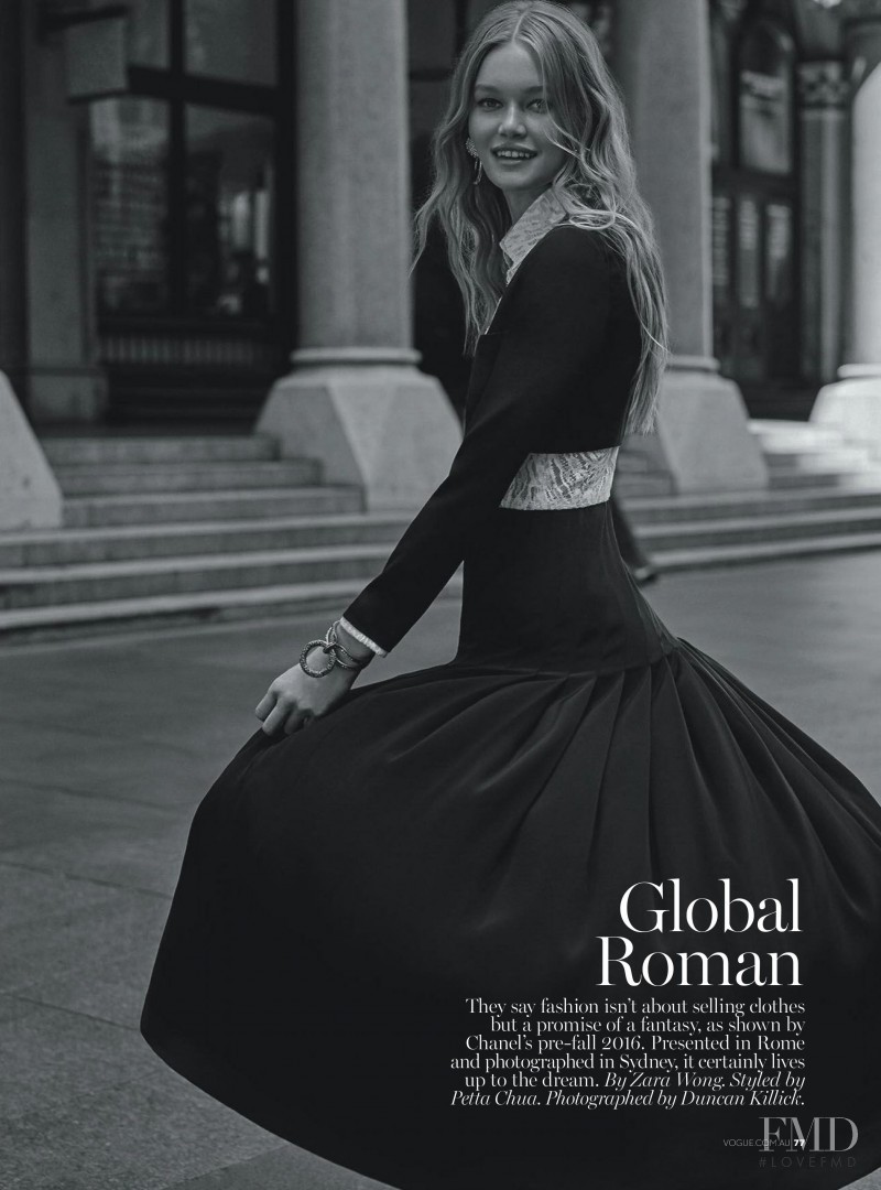 Alice Morgan featured in Global Roman, May 2016