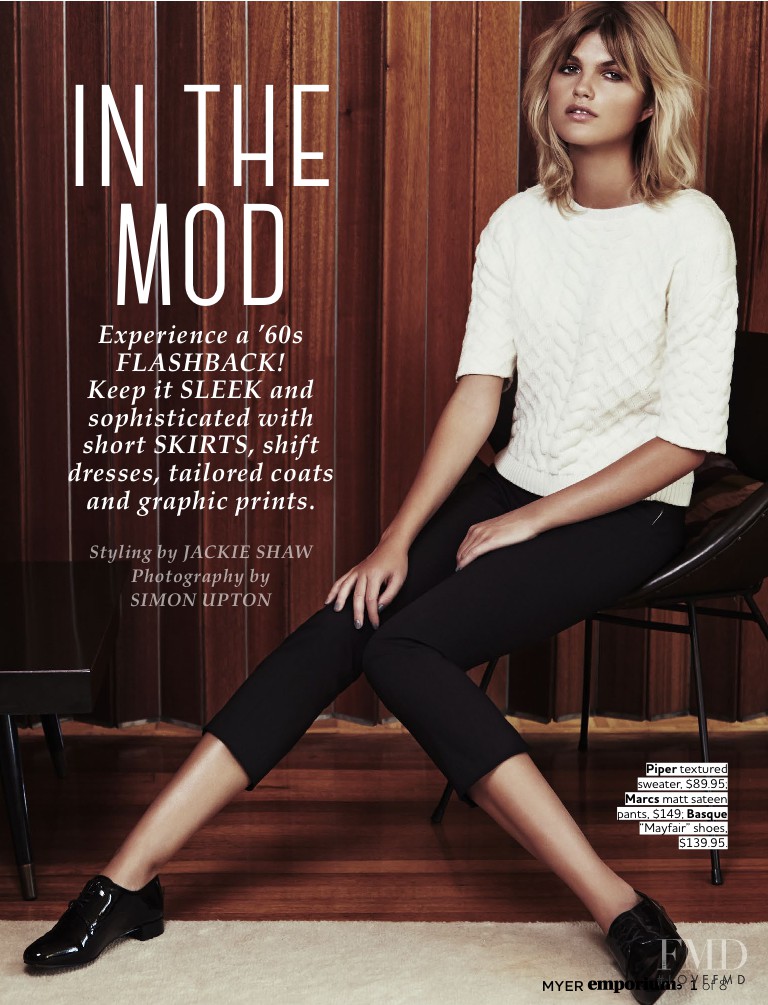 Louise Mikkelsen featured in In The Mod, August 2015