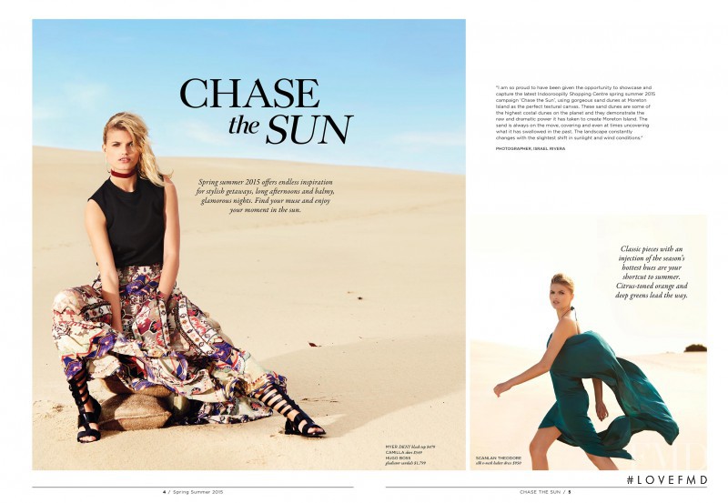 Louise Mikkelsen featured in Chase The Sun, October 2015