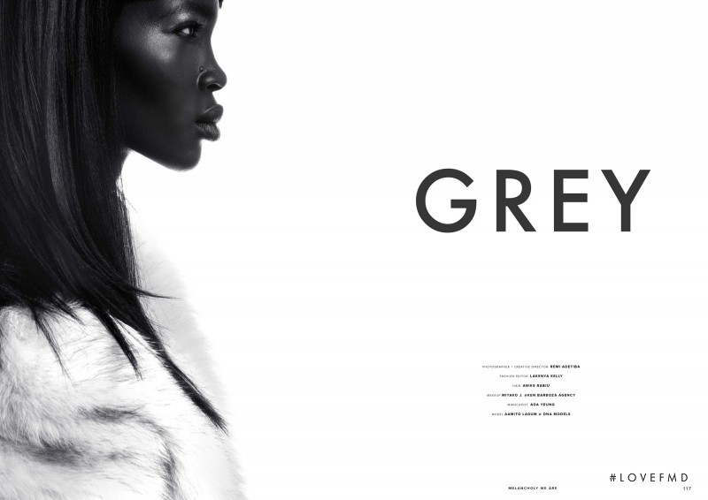 Aamito Stacie Lagum featured in Grey, December 2015